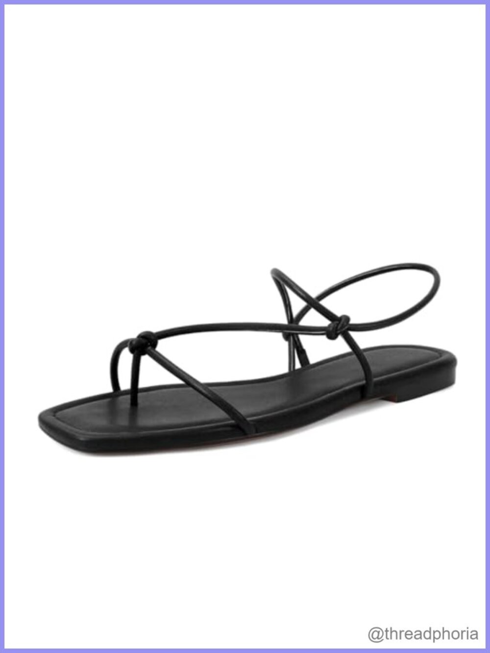 Women's Faux Leather Flat Sandals Strappy Slingback Buckle Comfort Dressy Beach